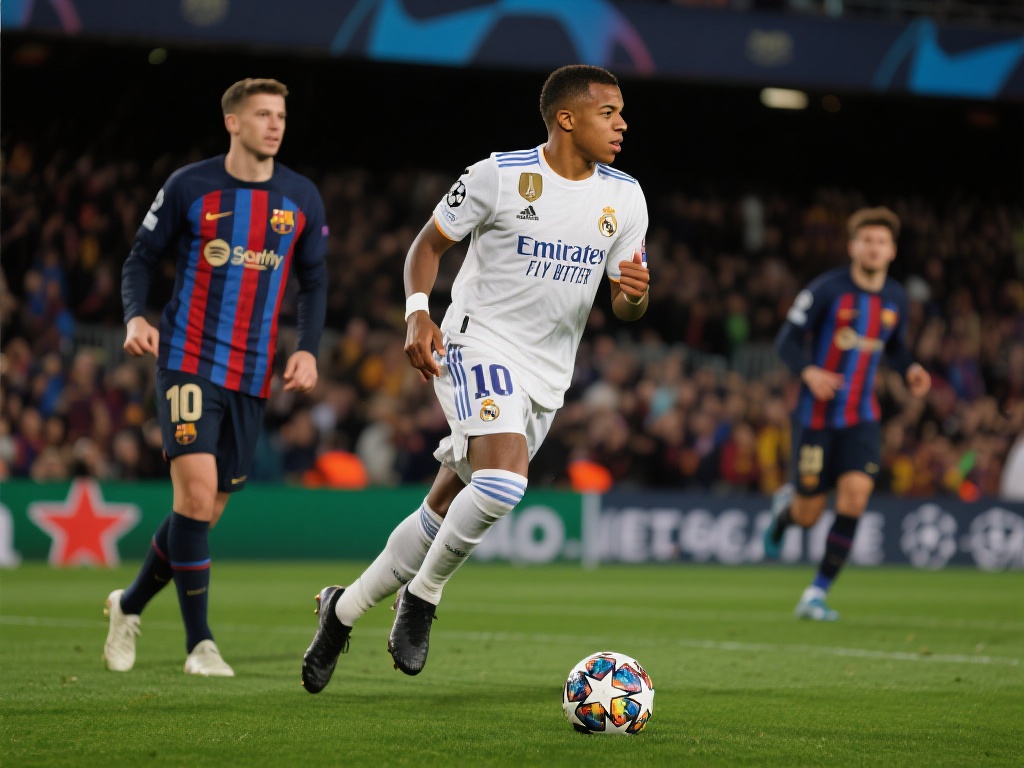 姆巴佩国家德比再建功，对阵巴萨8战轰入10球！