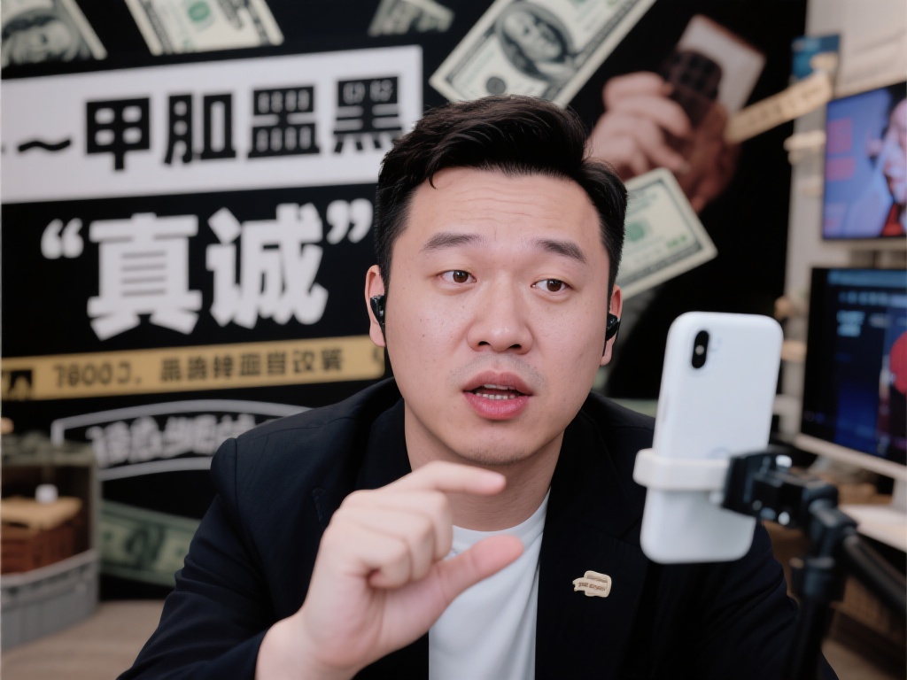 1场直播揭露16亿黑钱泡汤，真诚成为甲亢哥与中国的共同语言！