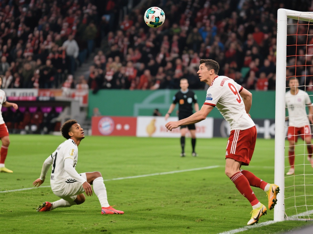 费尔明头球助攻,莱万绝妙勾射斩获精彩进球 足球比赛总能带给人们无尽的惊喜和震撼,一