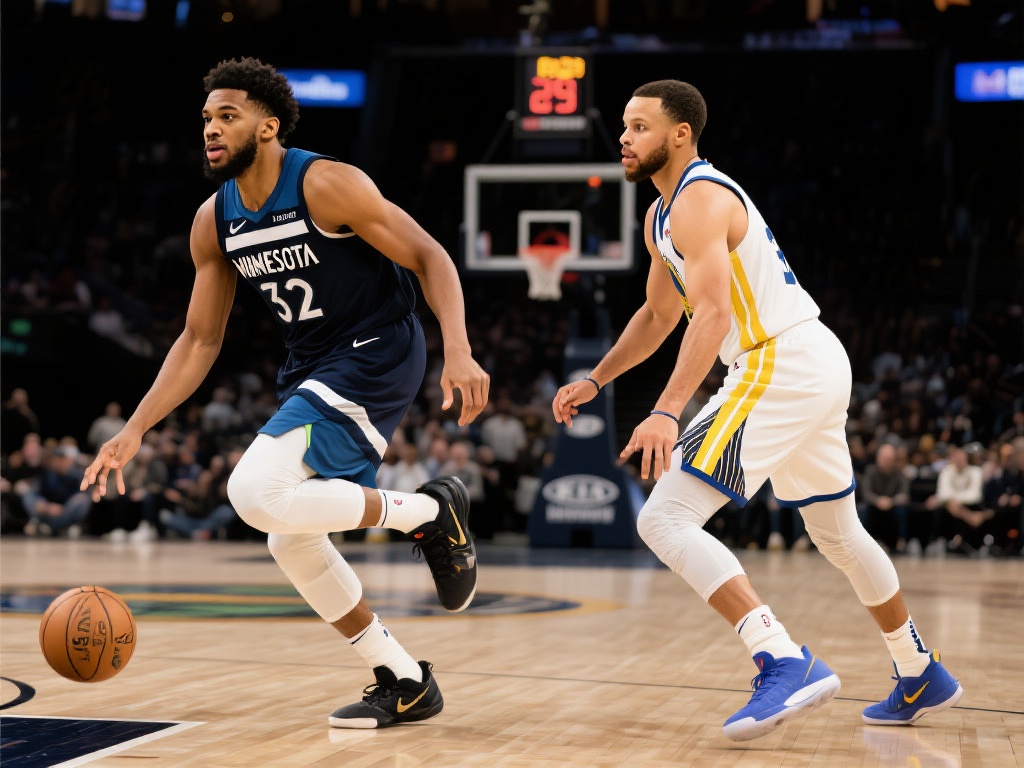 森林狼官宣对决勇士，爱德华兹库里半决赛聚焦