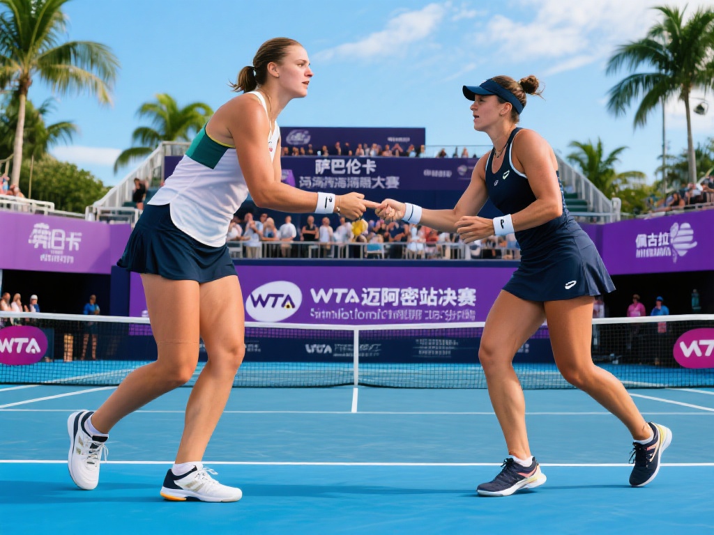 萨巴伦卡首进迈阿密决赛 对决佩古拉争冠荣耀